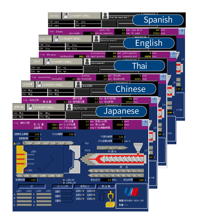Multi-language selection