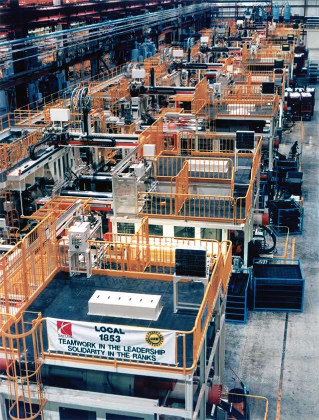 U.S. automaker's plant where our injection molding machines are in operation.