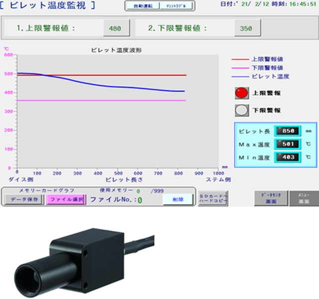 ビレット温度計測