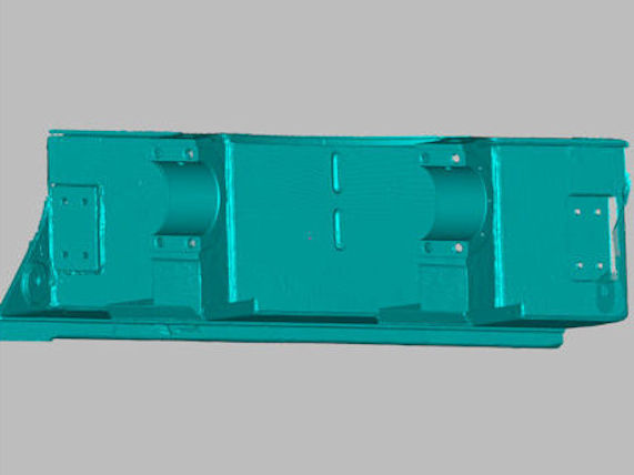 軸受ハウジング現地補修後（3Dデータ）