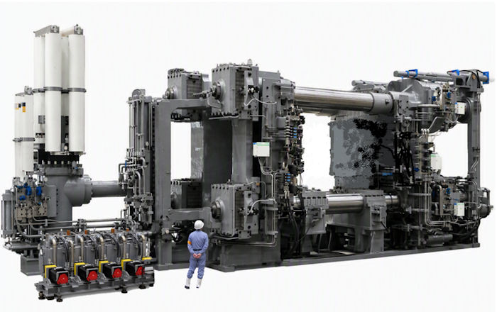 External view of the UH4500 Die Casting Machine (conceptual image)