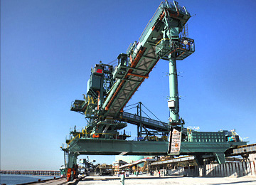 capacity 1,000t/h traveling/extendable /lifting type