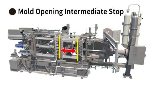 Mold Opening Intermediate Stop