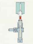 2.Return the shot cylinder from its tilted position.