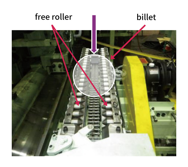 Smaller foot print billet loader 1