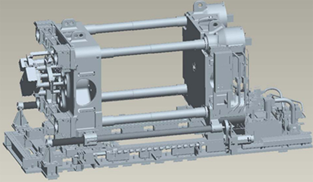 2-platen clamping mechanism