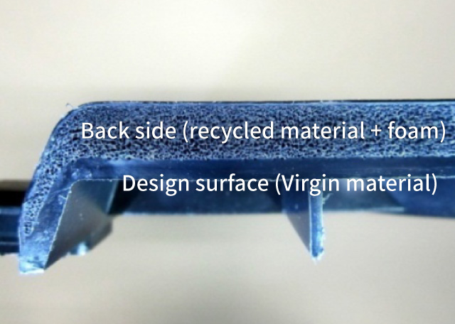 Cross section of Laminated molding2