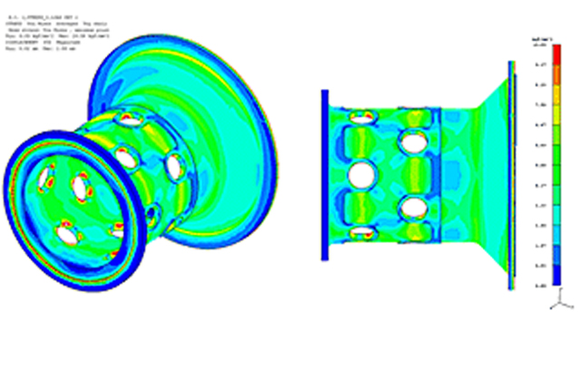 Example of trunnion FEM analysis