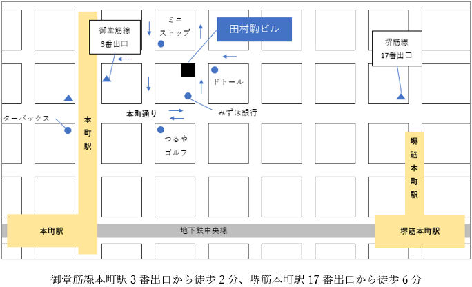 大阪支店地図