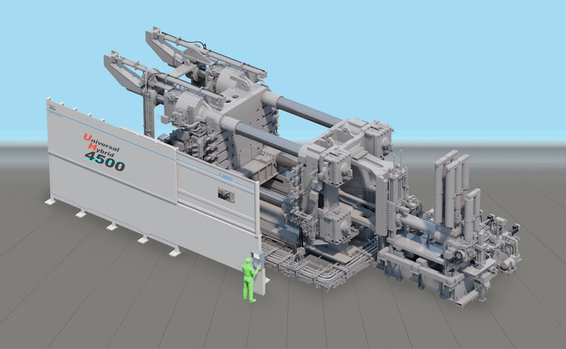 UH4500ダイカストマシンの外観（イメージ図）