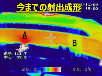 今までの射出成形